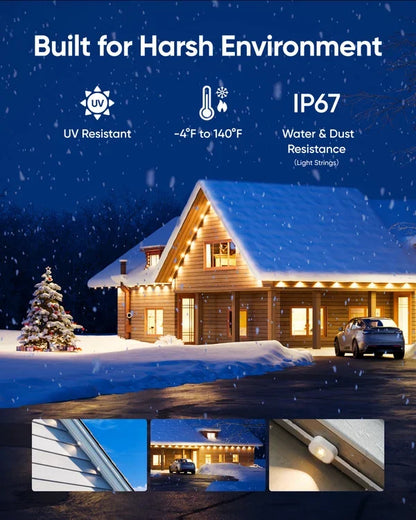 🔥Christmas Sale 49% OFF -- Permanent Outdoor Lights