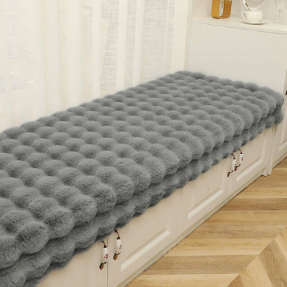 Cosy Plush Solid Colour Non-slip Couch Cover